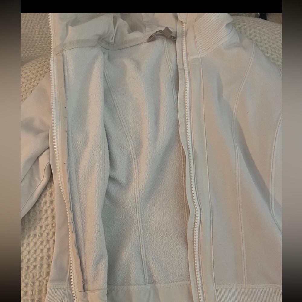 Athleta white zip up size XXS - fits like XS